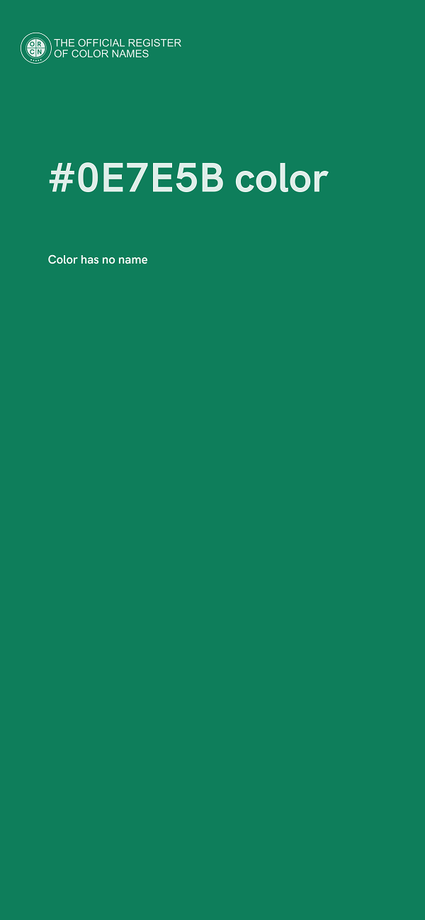#0E7E5B color image