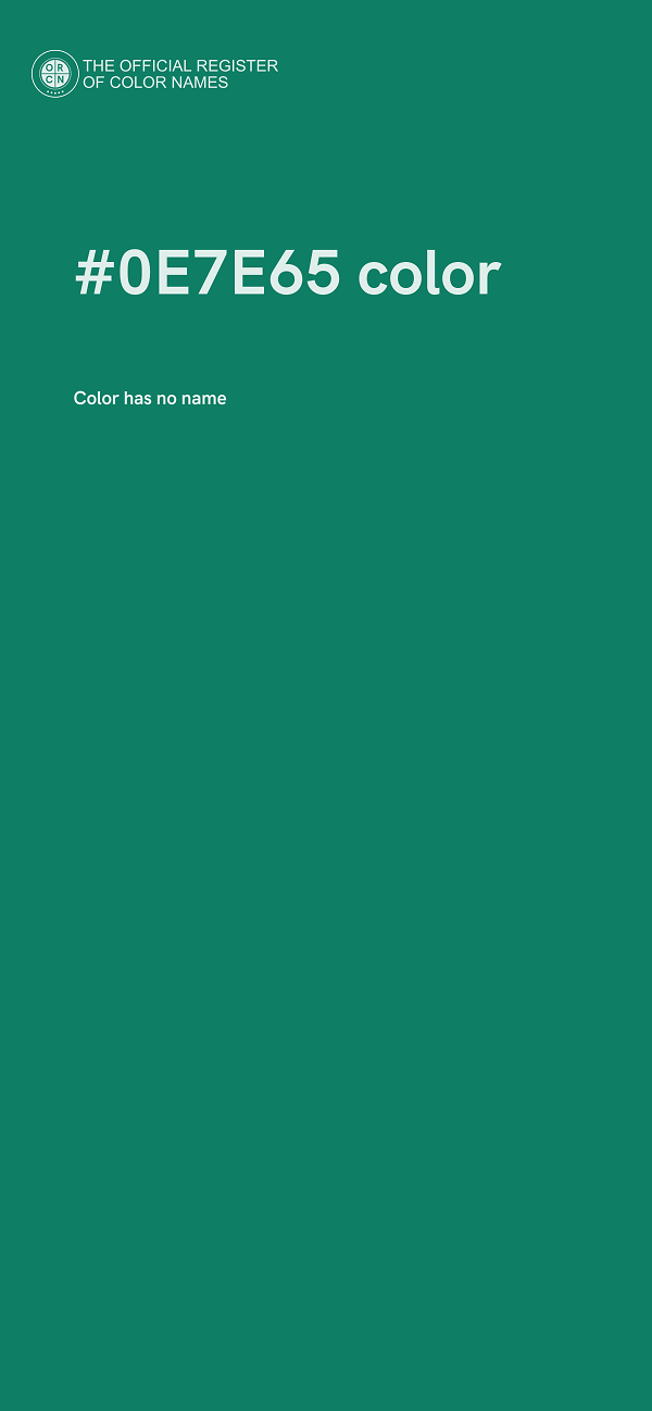 #0E7E65 color image
