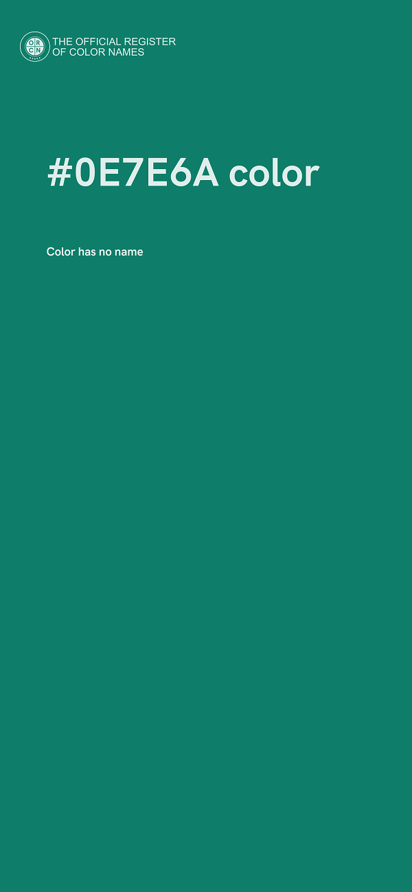 #0E7E6A color image