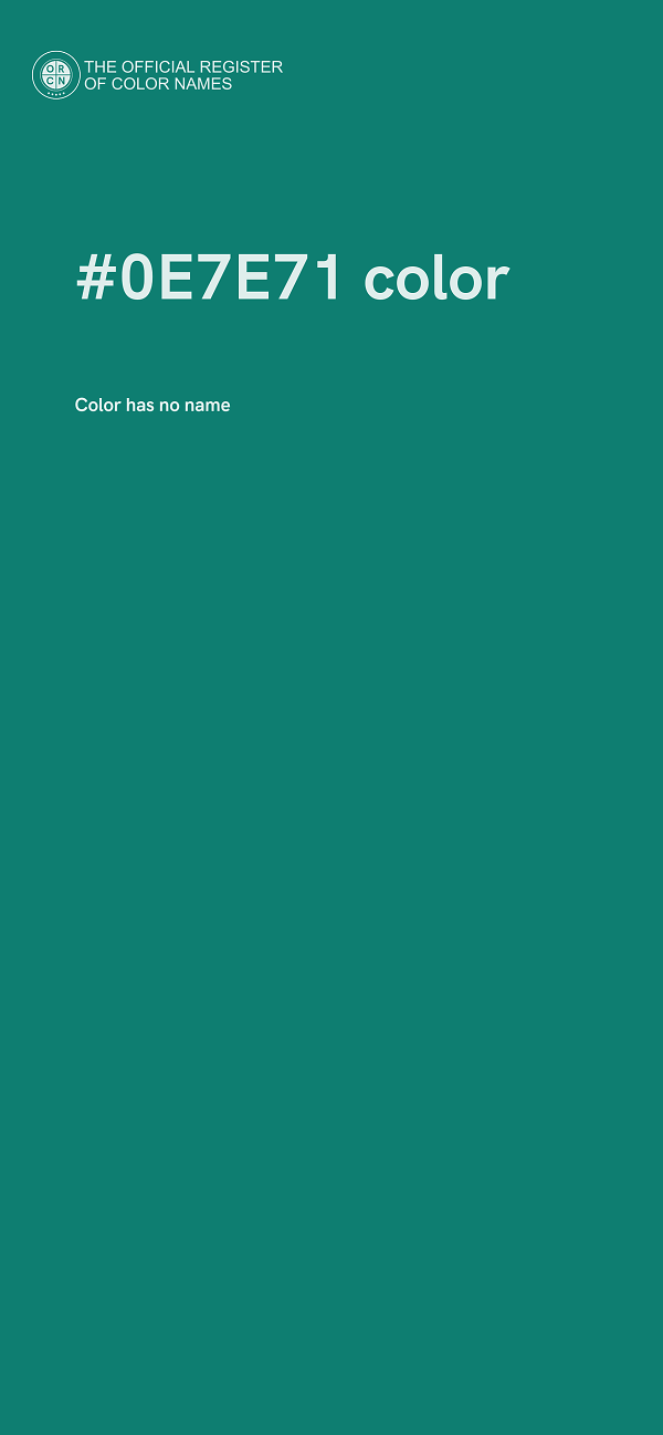 #0E7E71 color image