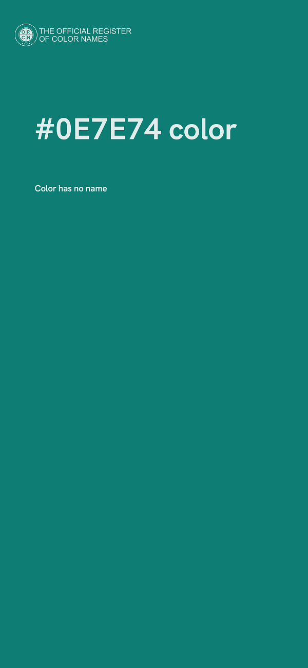 #0E7E74 color image