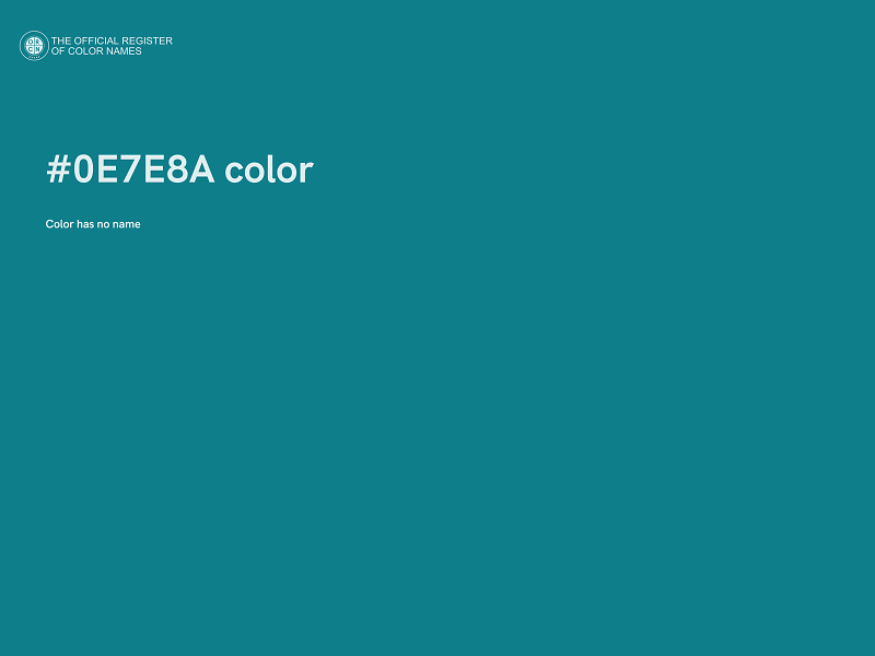 #0E7E8A color image