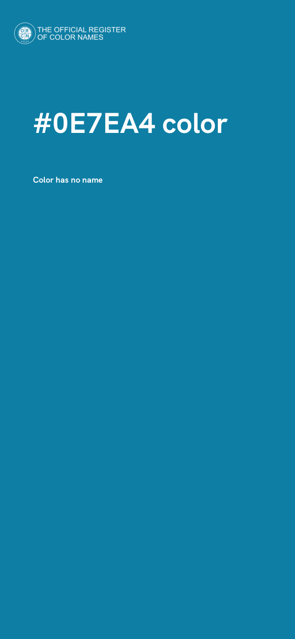 #0E7EA4 color image