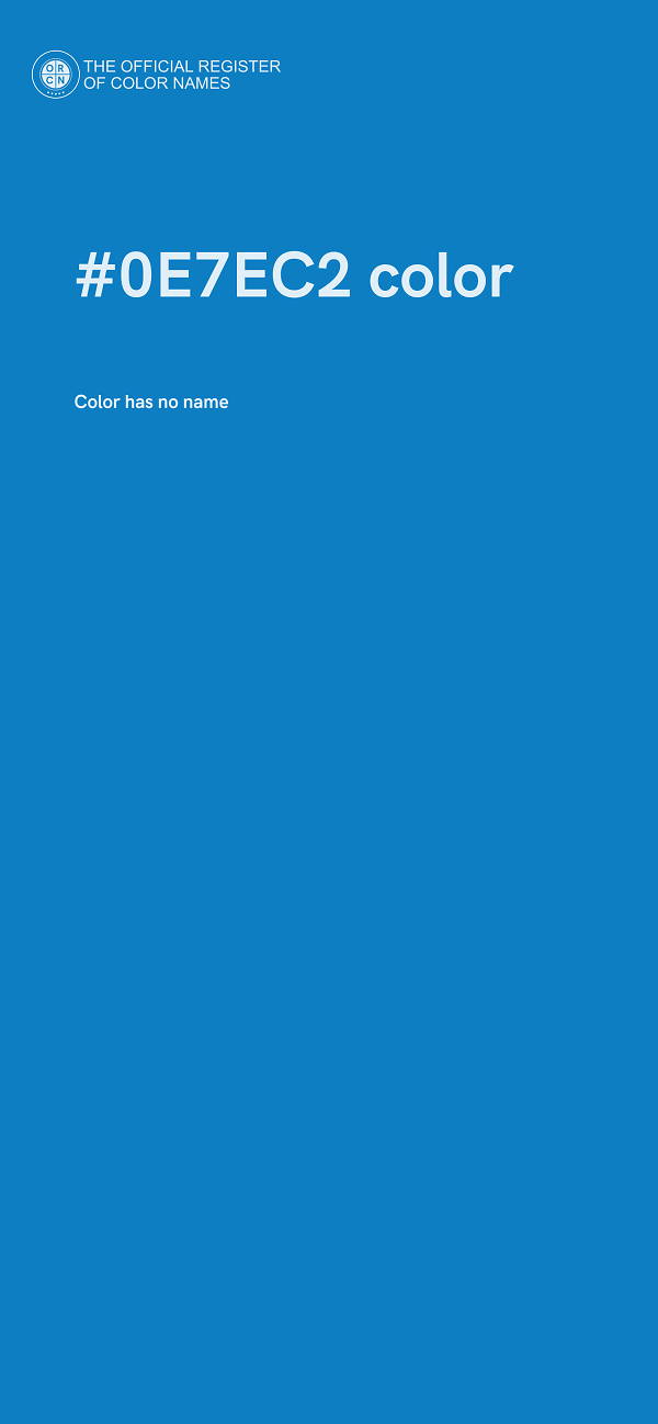 #0E7EC2 color image