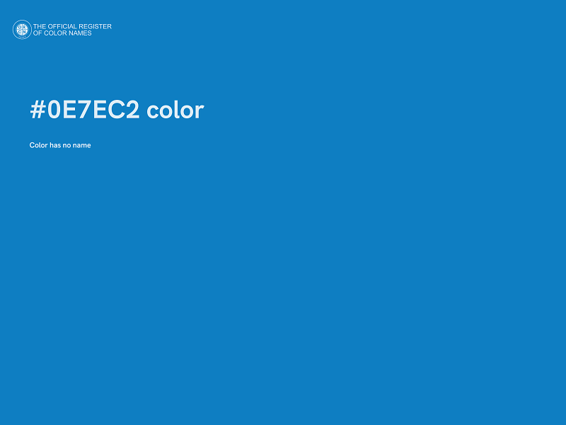 #0E7EC2 color image