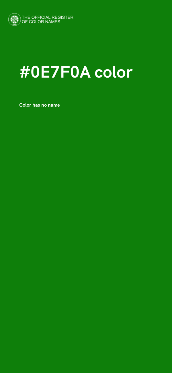 #0E7F0A color image