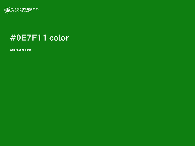 #0E7F11 color image