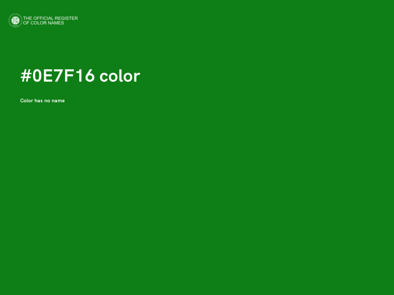 #0E7F16 color image