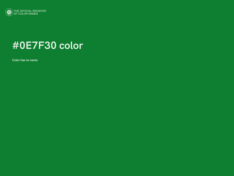 #0E7F30 color image