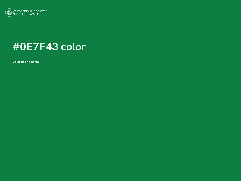 #0E7F43 color image