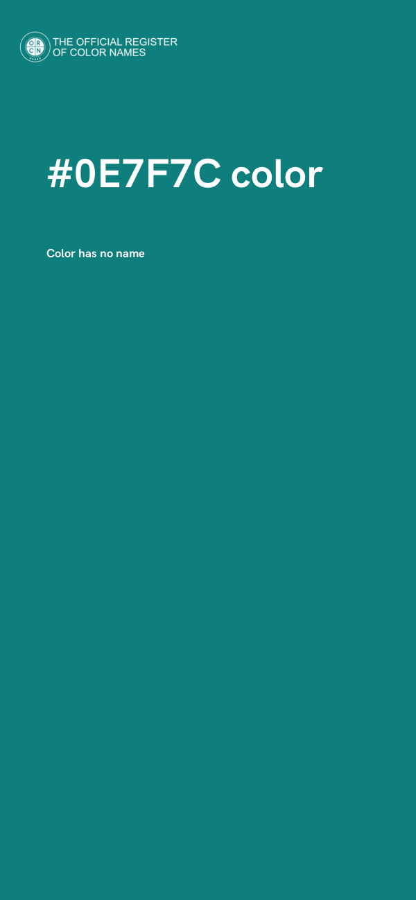 #0E7F7C color image
