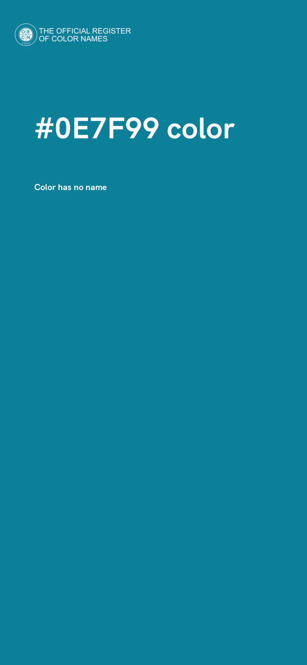#0E7F99 color image