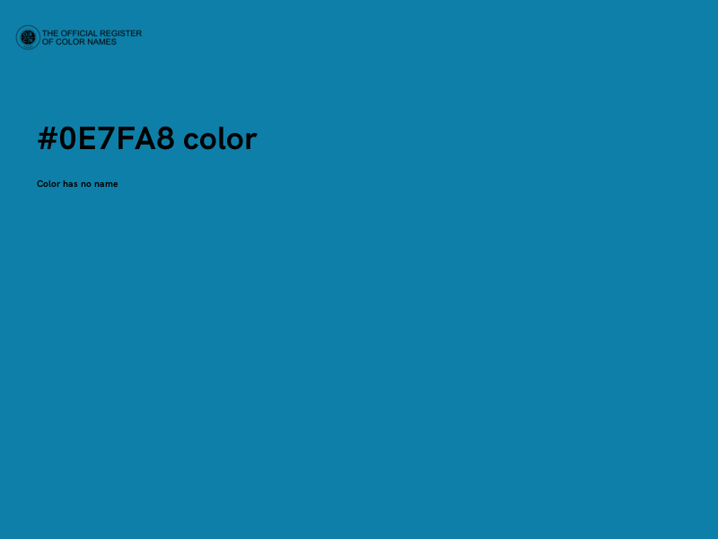 #0E7FA8 color image