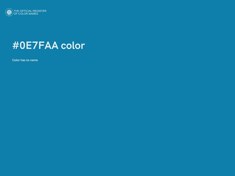 #0E7FAA color image