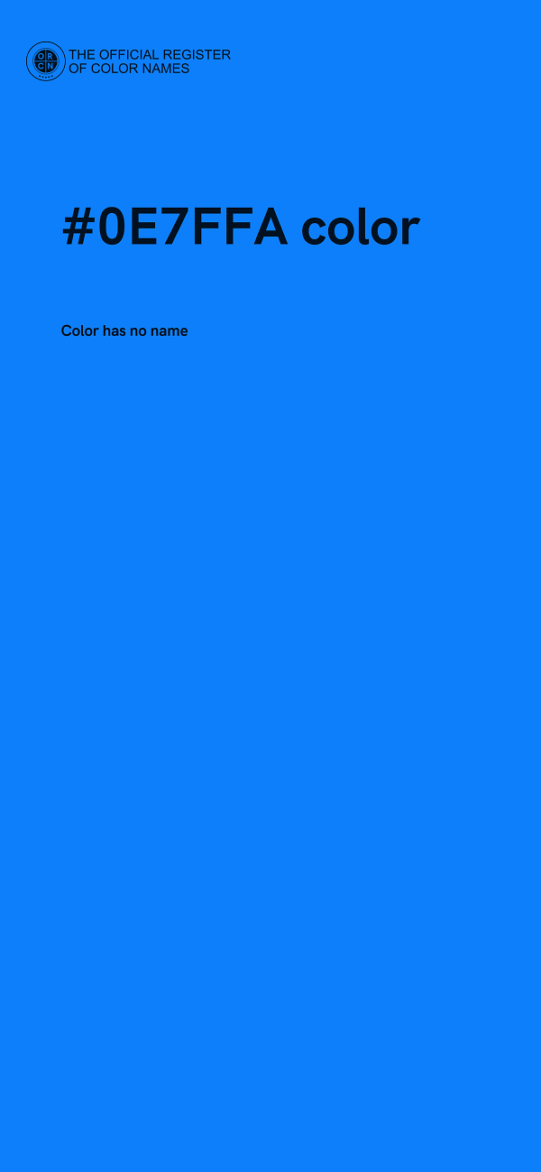 #0E7FFA color image