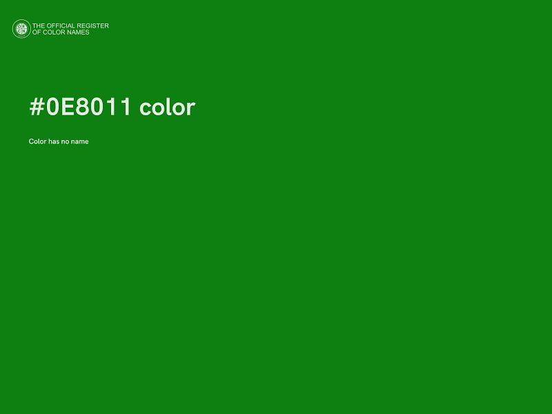 #0E8011 color image