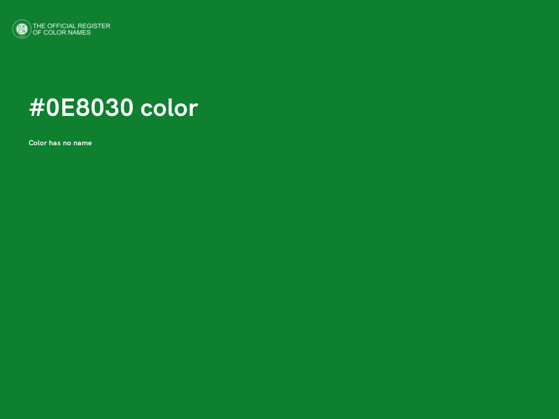 #0E8030 color image