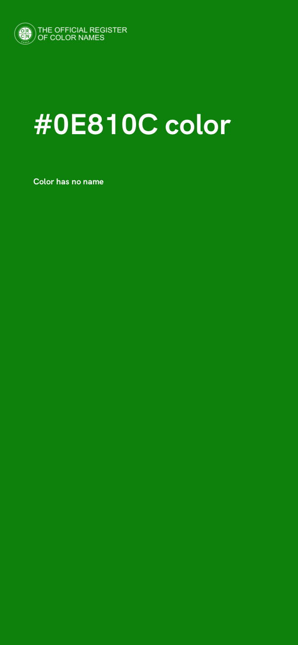 #0E810C color image