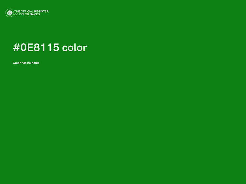 #0E8115 color image