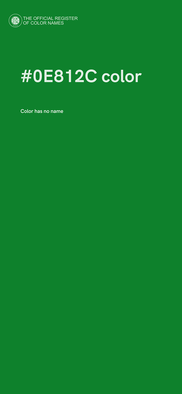 #0E812C color image