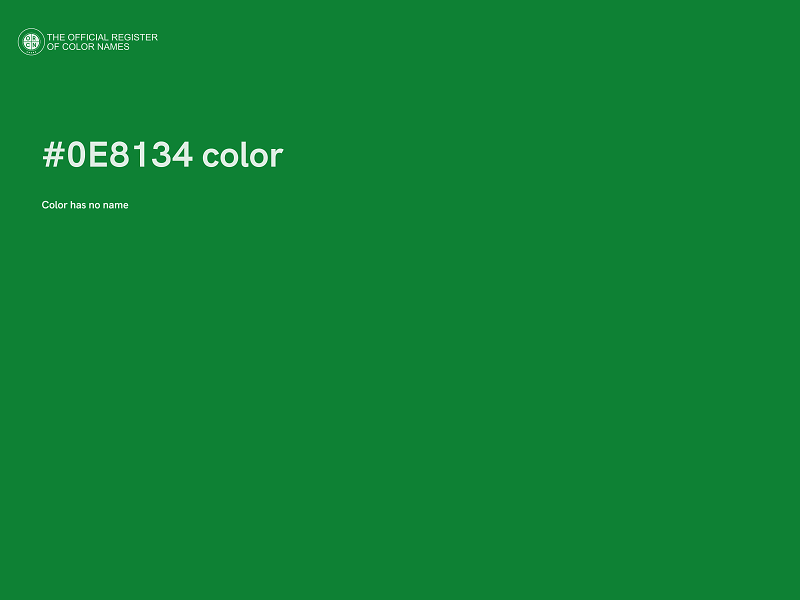 #0E8134 color image