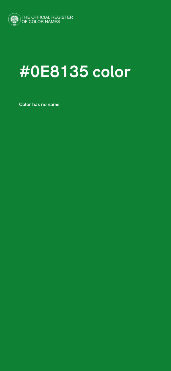 #0E8135 color image