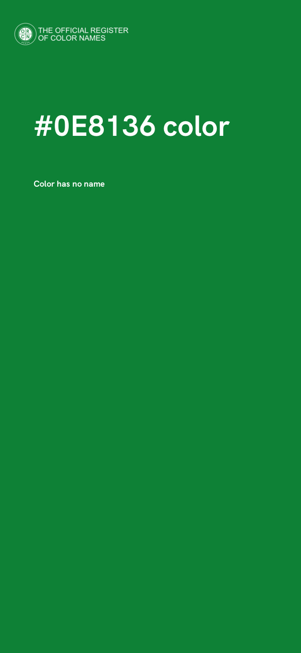 #0E8136 color image