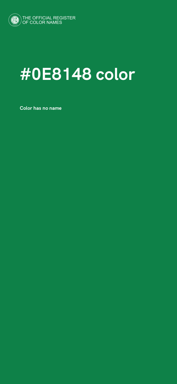 #0E8148 color image
