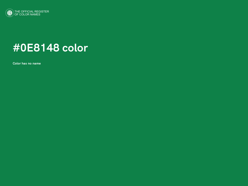#0E8148 color image