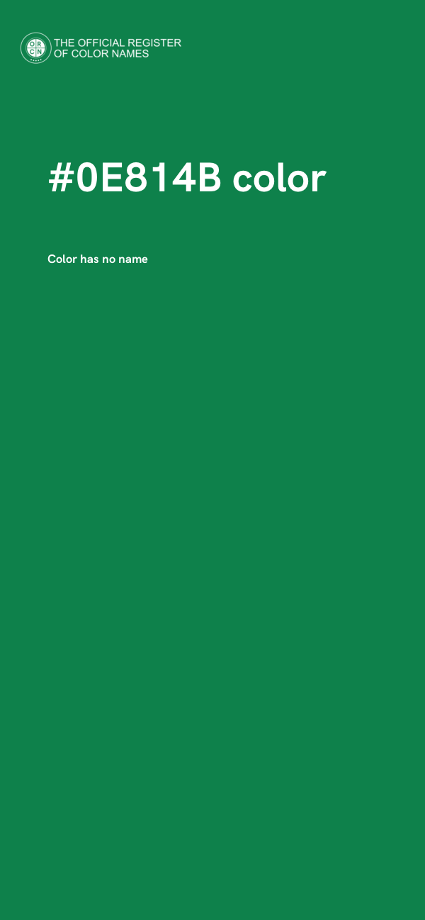 #0E814B color image