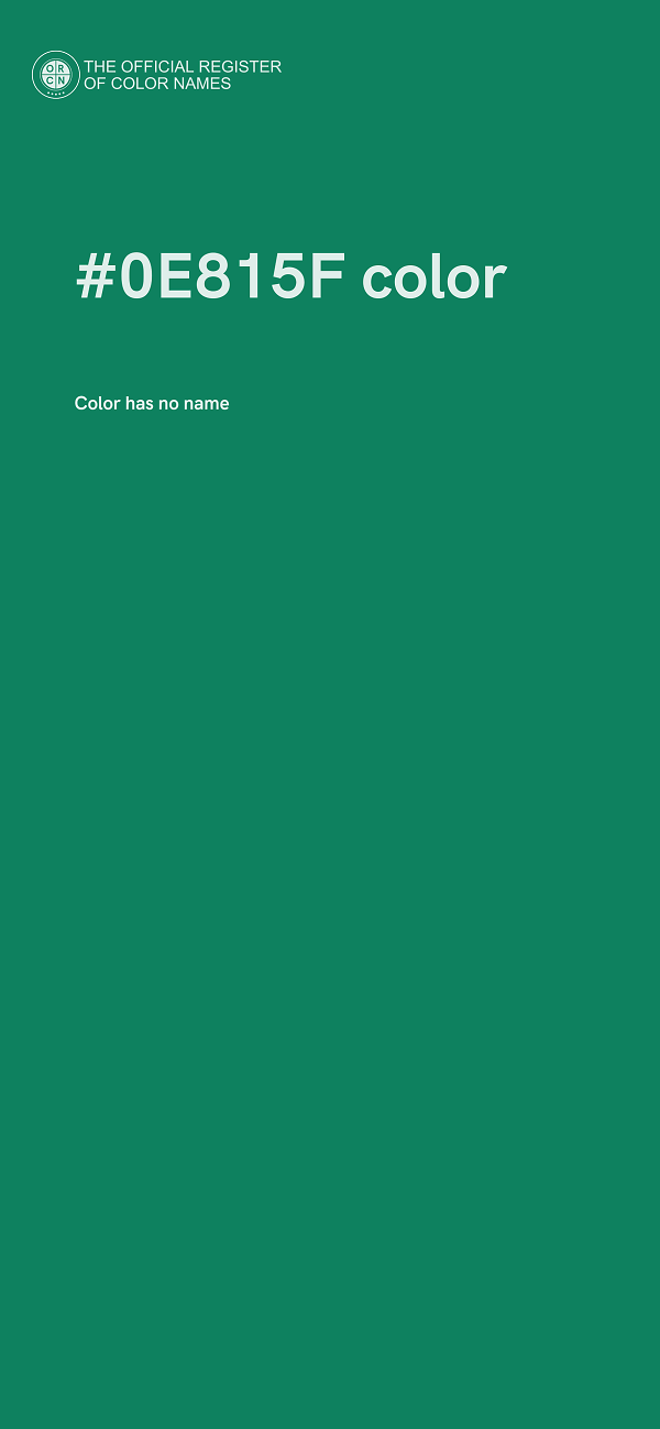 #0E815F color image