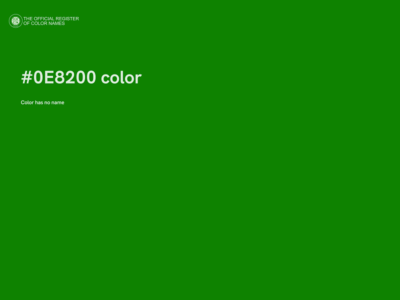 #0E8200 color image