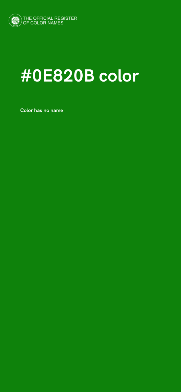 #0E820B color image