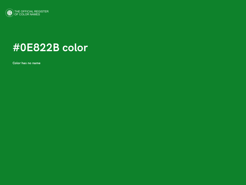#0E822B color image