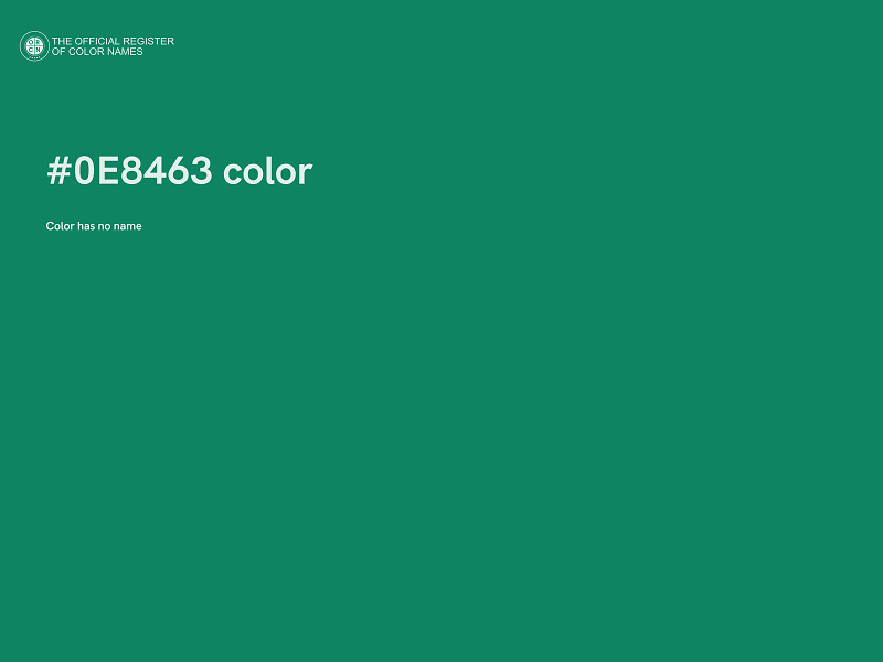 #0E8463 color image