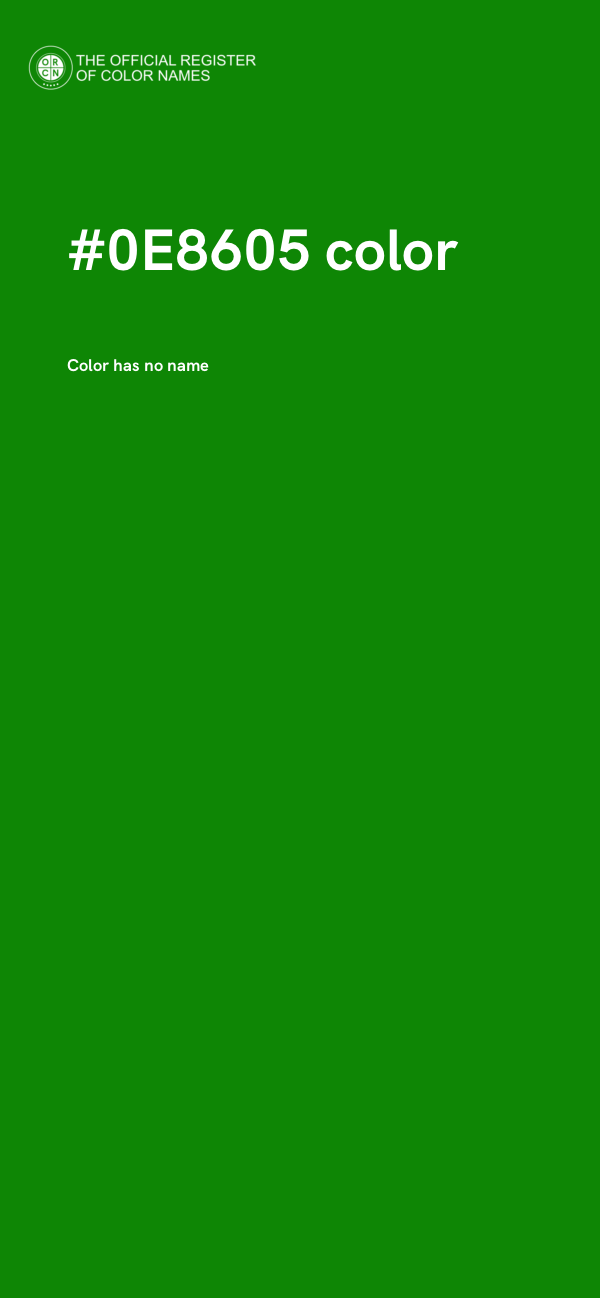#0E8605 color image