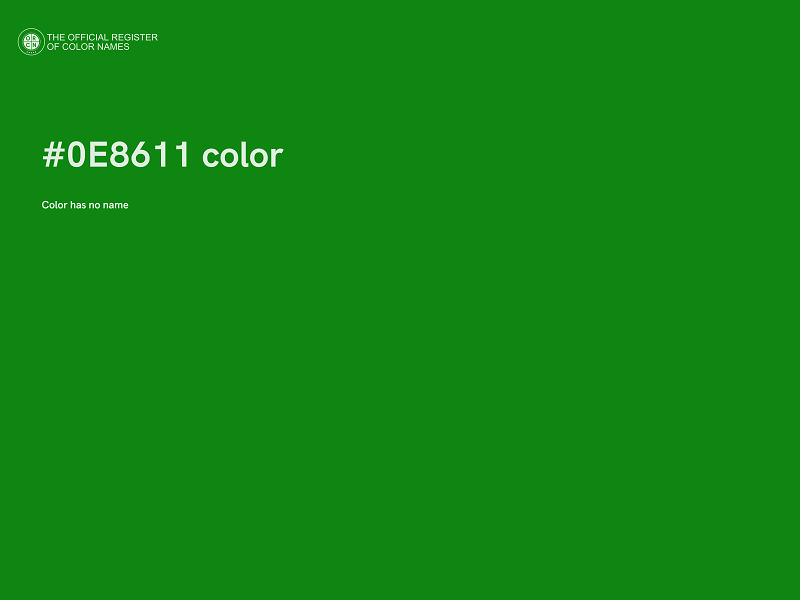 #0E8611 color image