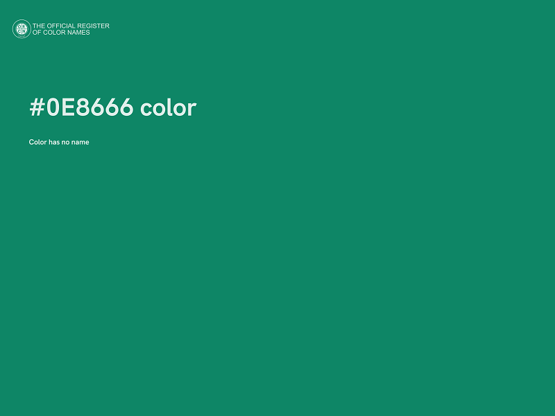 #0E8666 color image