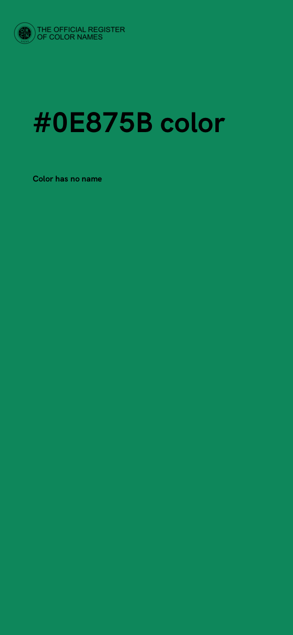 #0E875B color image