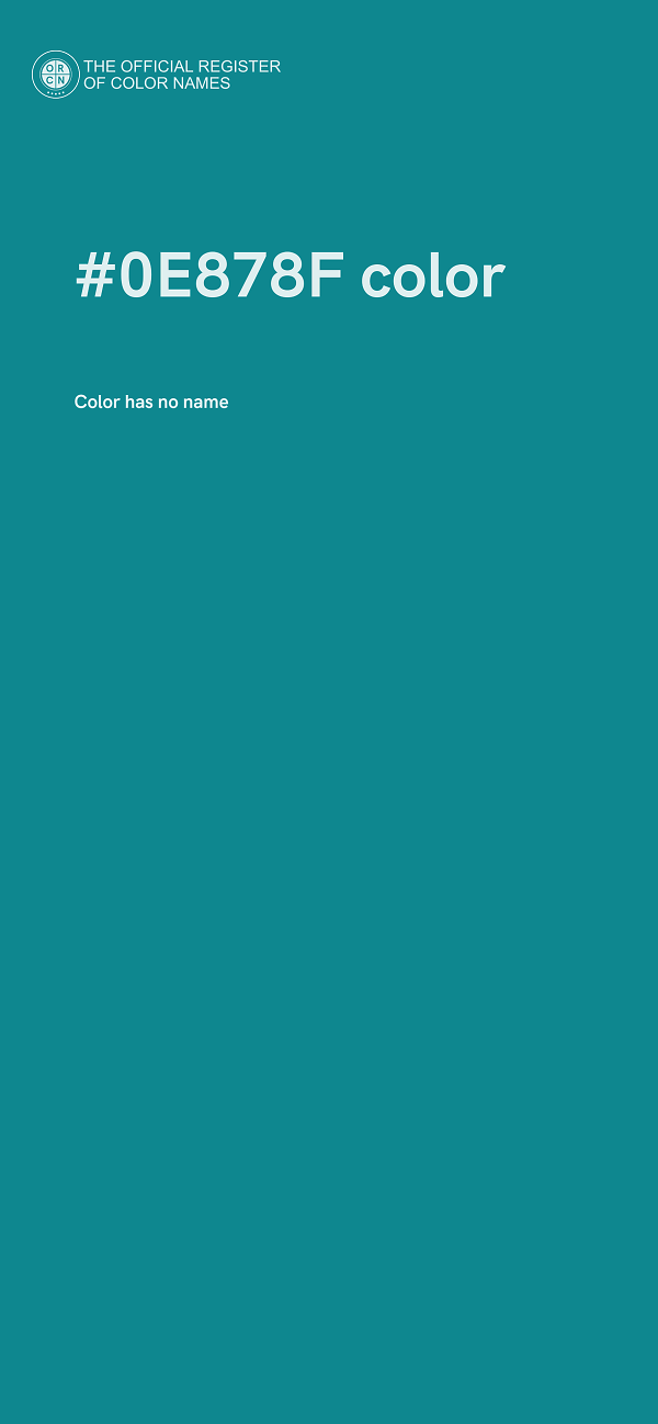 #0E878F color image