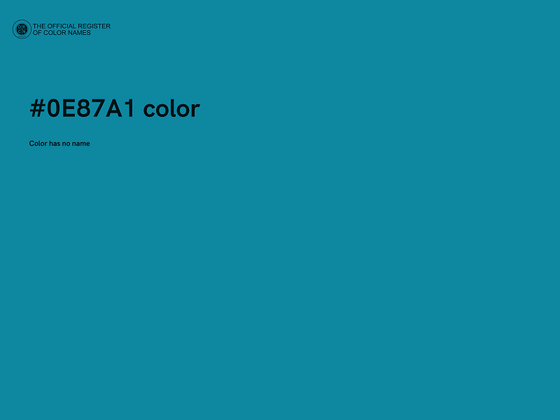 #0E87A1 color image