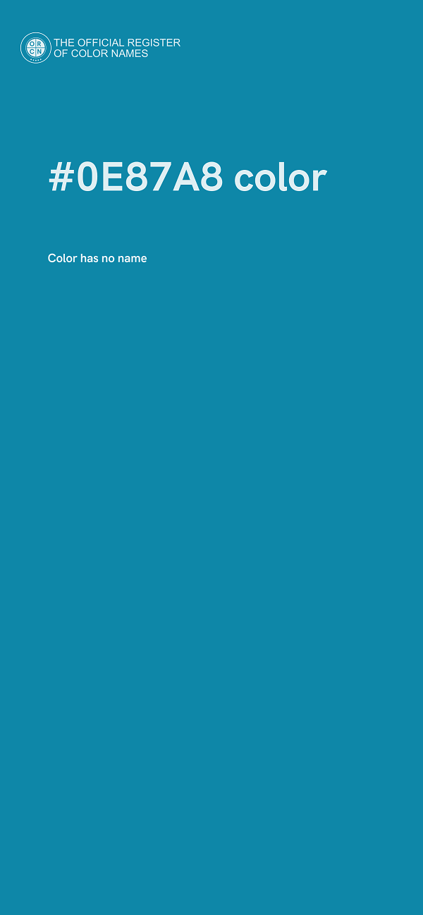 #0E87A8 color image