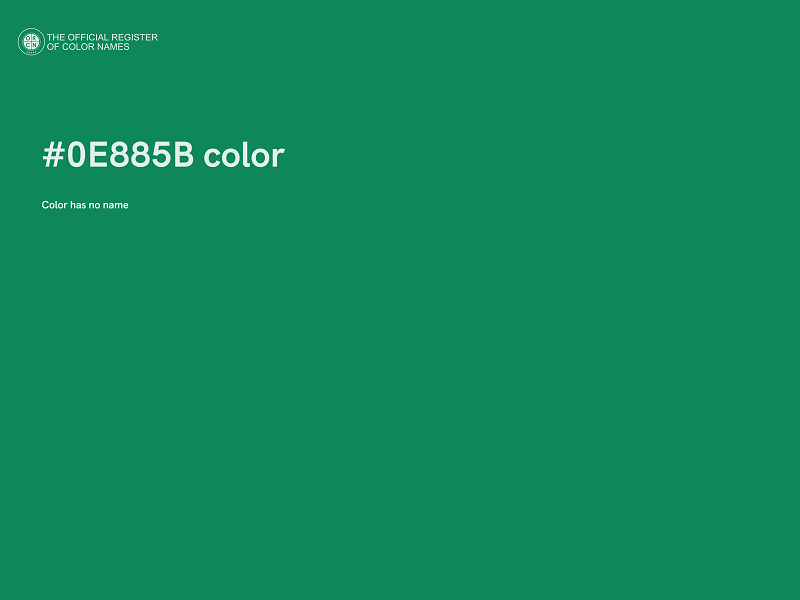 #0E885B color image