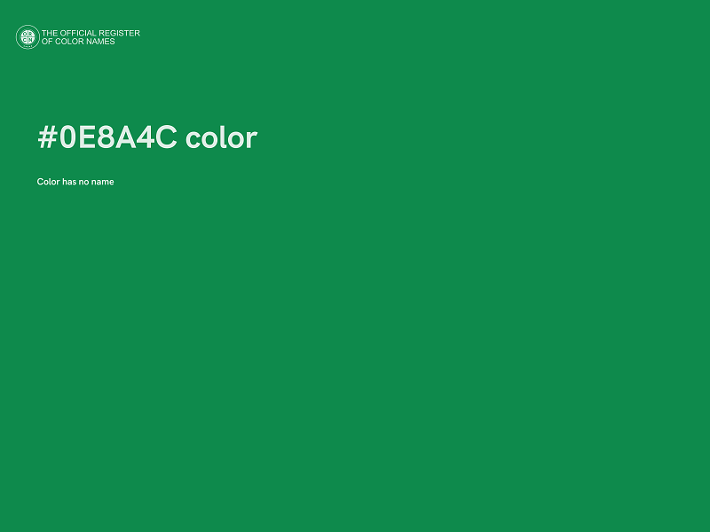 #0E8A4C color image