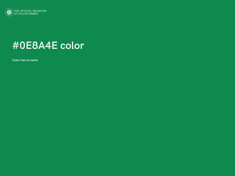 #0E8A4E color image