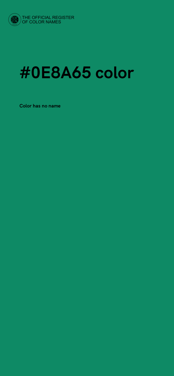 #0E8A65 color image