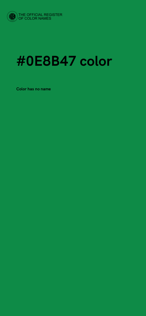 #0E8B47 color image
