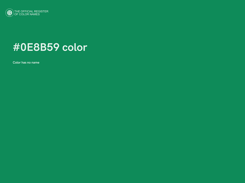 #0E8B59 color image