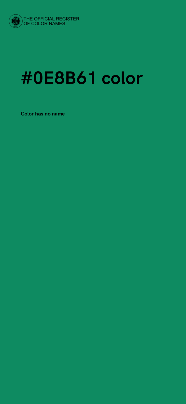 #0E8B61 color image
