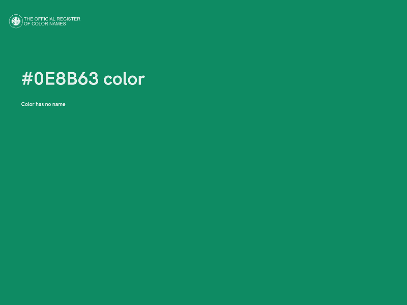 #0E8B63 color image